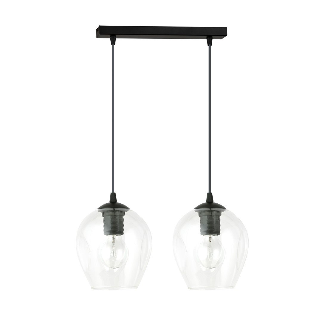 Hanglamp Grauntang Zwart Ø14 cm - Afbeelding 2