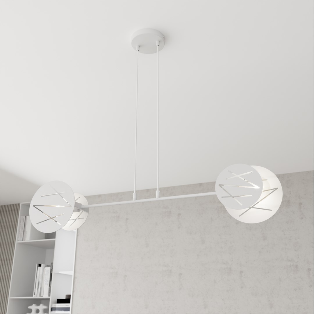 Hanglamp Valy Wit Ø20 cm - Afbeelding 3