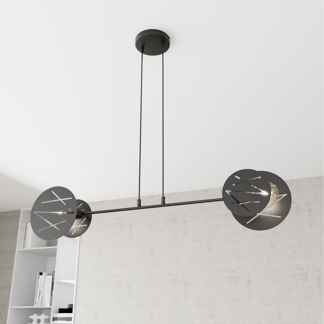 Hanglamp Skaalol Zwart Ø20 cm - Afbeelding 3