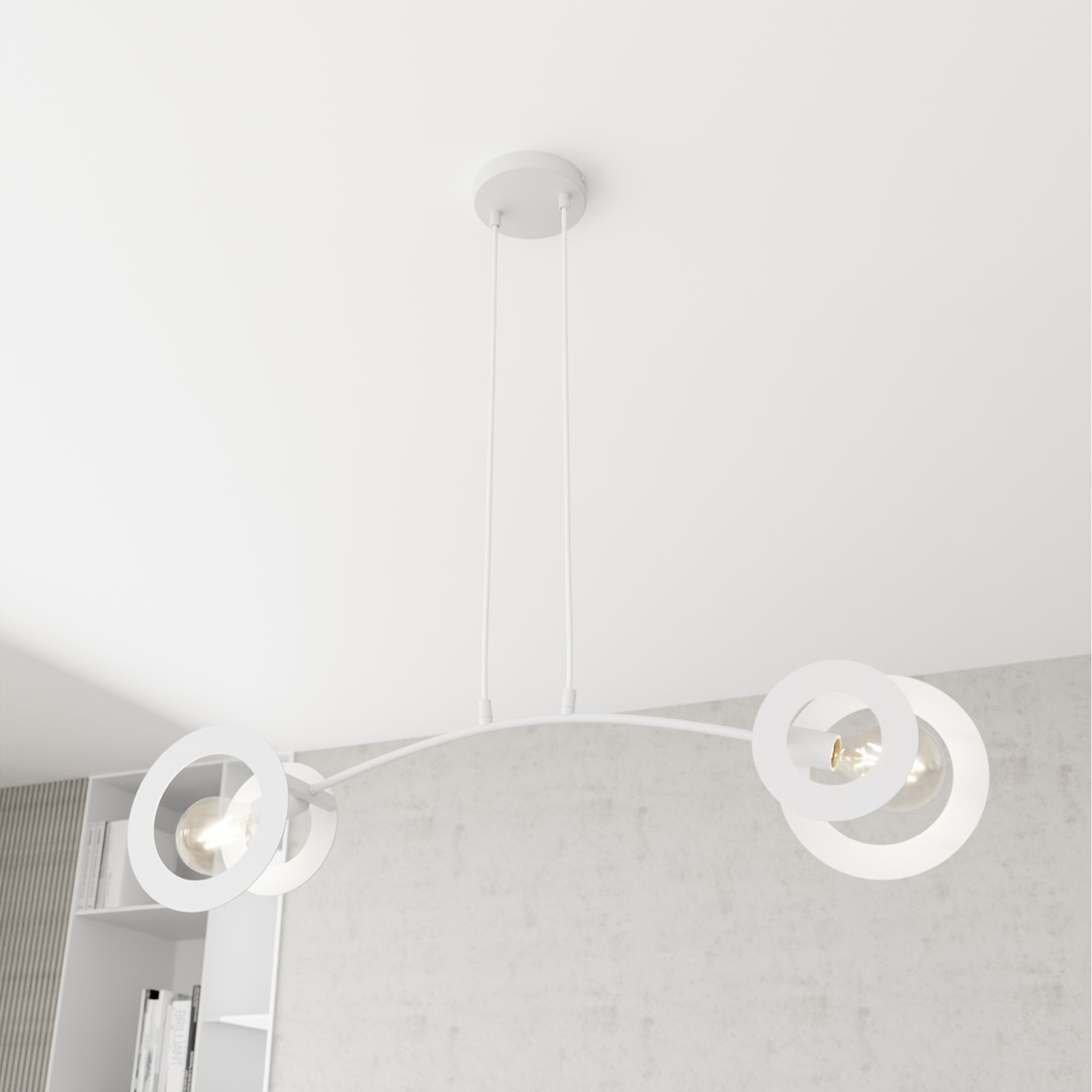 Hanglamp Skeellik Wit Ø20 cm - Afbeelding 3