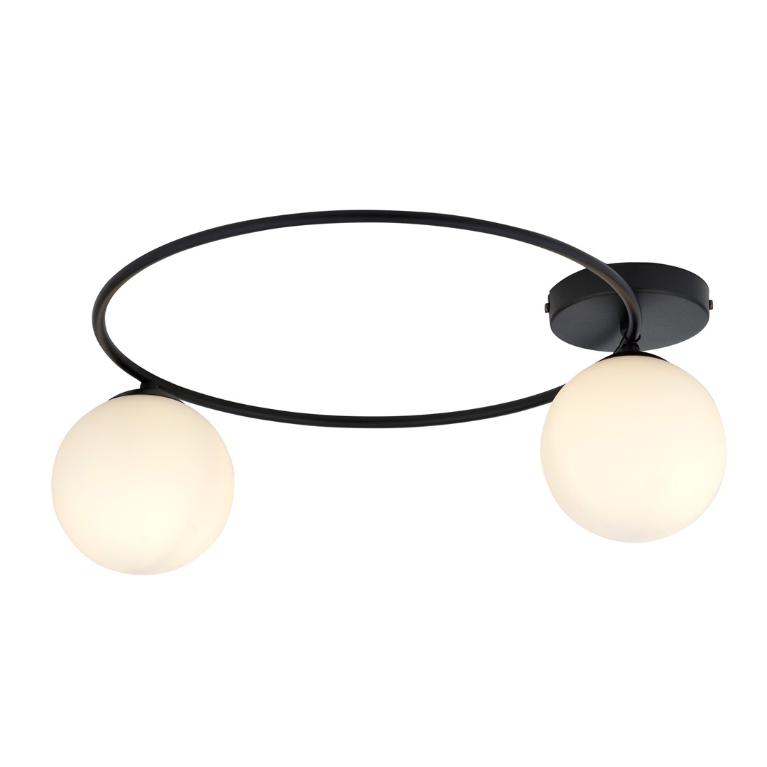 Plafondlamp Breirello Zwart Ø14 cm - Afbeelding 3