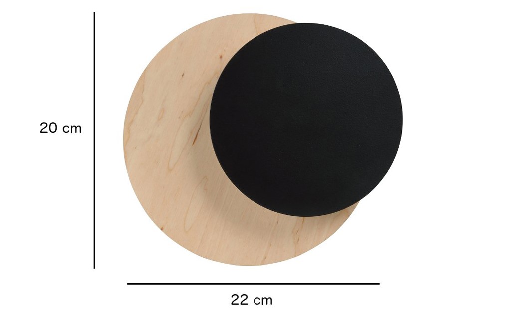 Wandlamp Custo Zwart - Afbeelding 3
