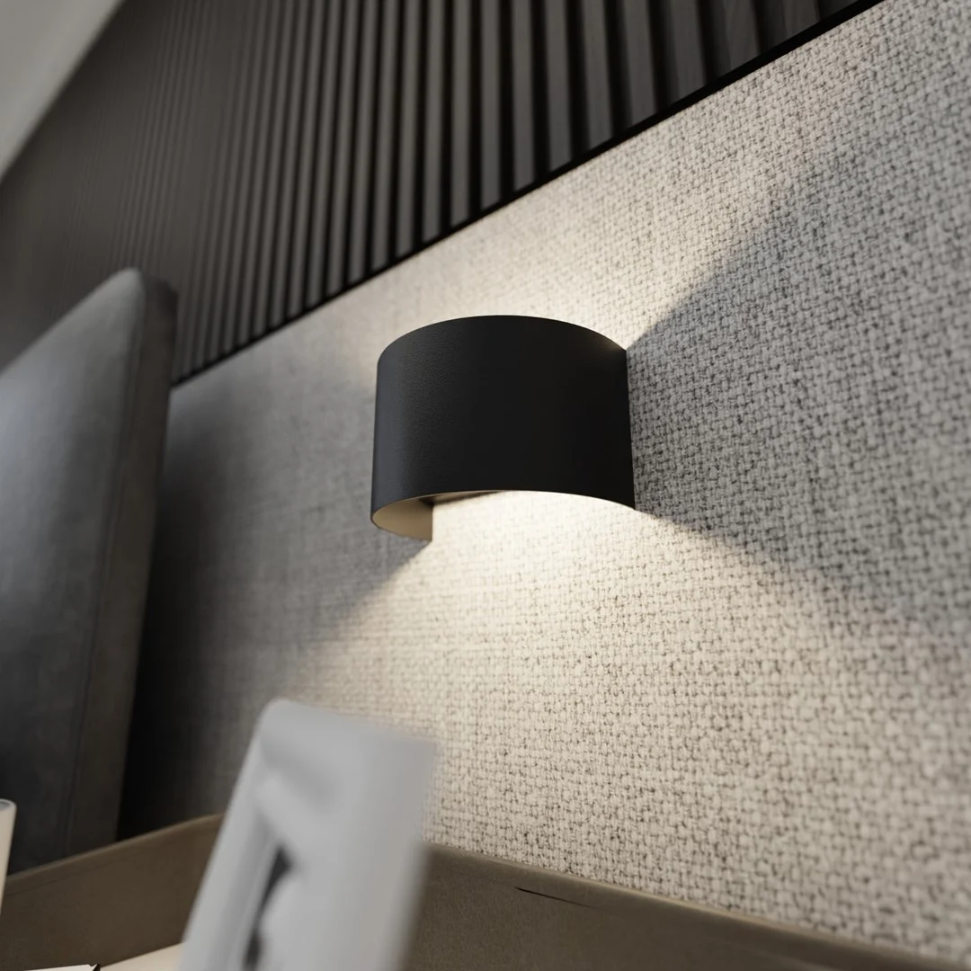 Wandlamp Meinnaro Zwart - Afbeelding 3