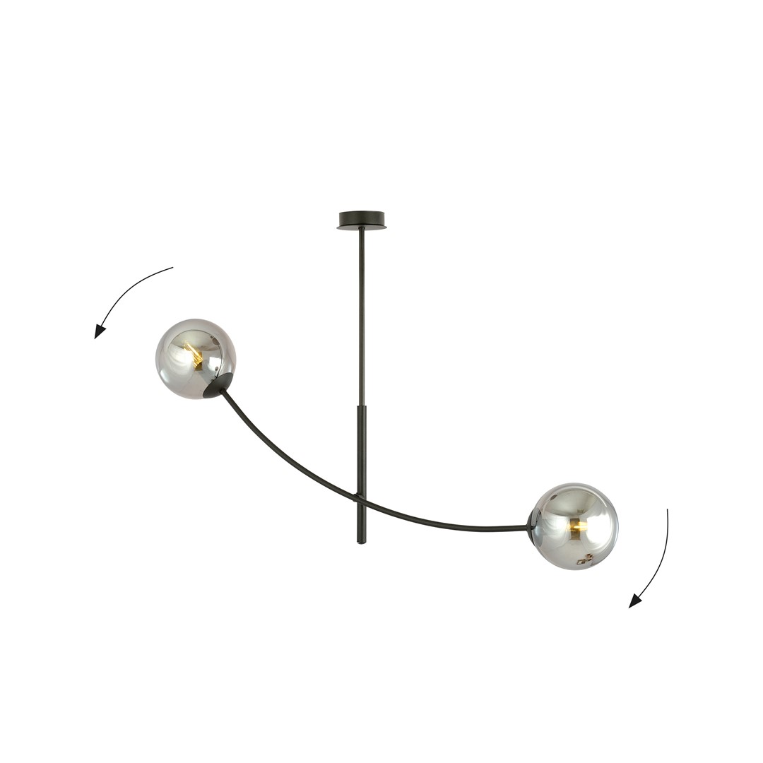 Plafondlamp Pautand Zwart Ø14 cm - Afbeelding 3