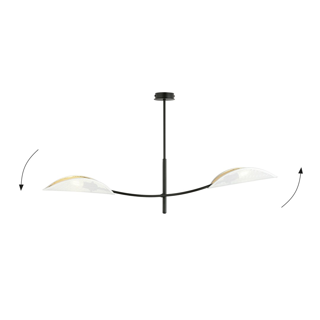 Plafondlamp Jubane Zwart Ø12 cm - Afbeelding 3