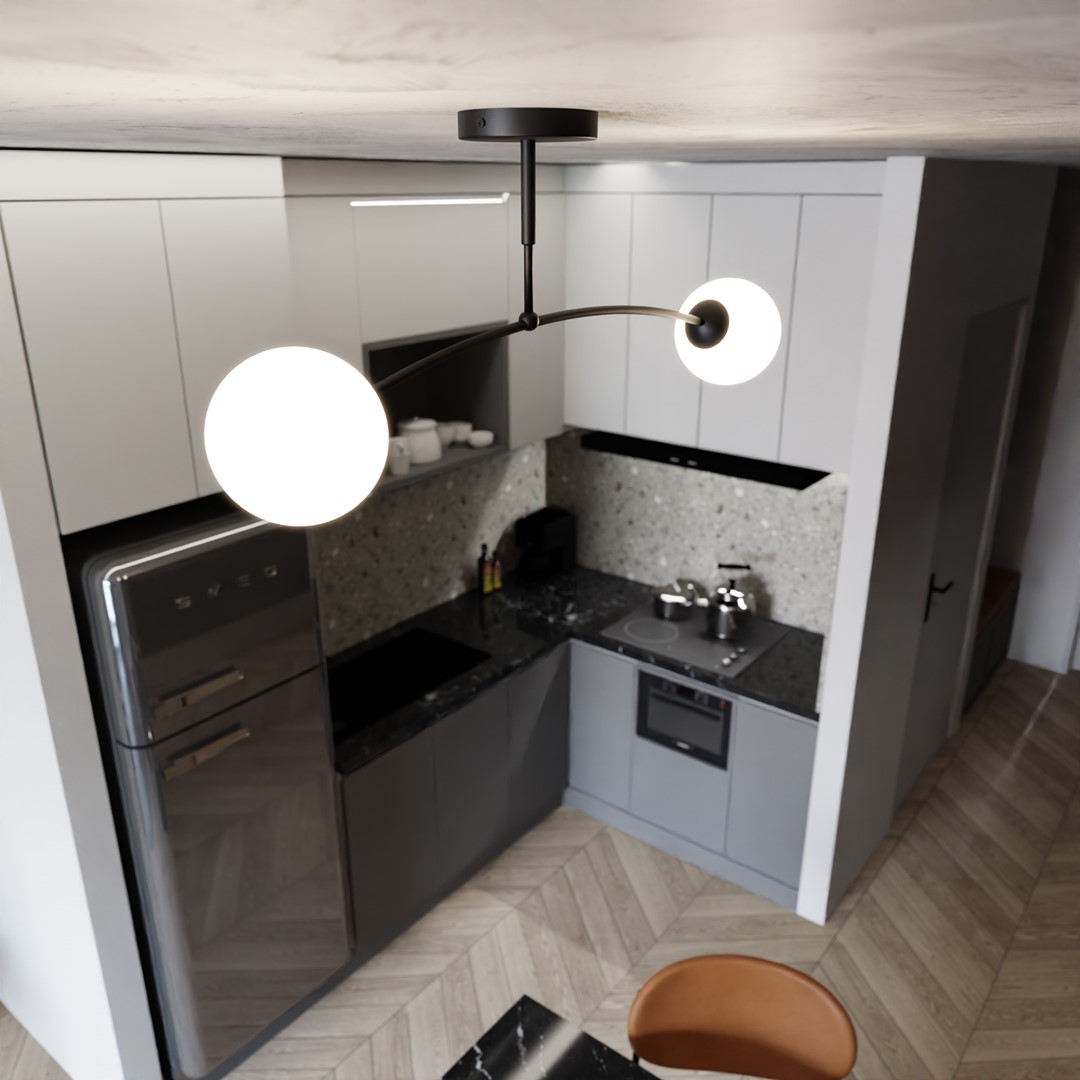 Plafondlamp Banto Zwart Ø15 cm - Afbeelding 3