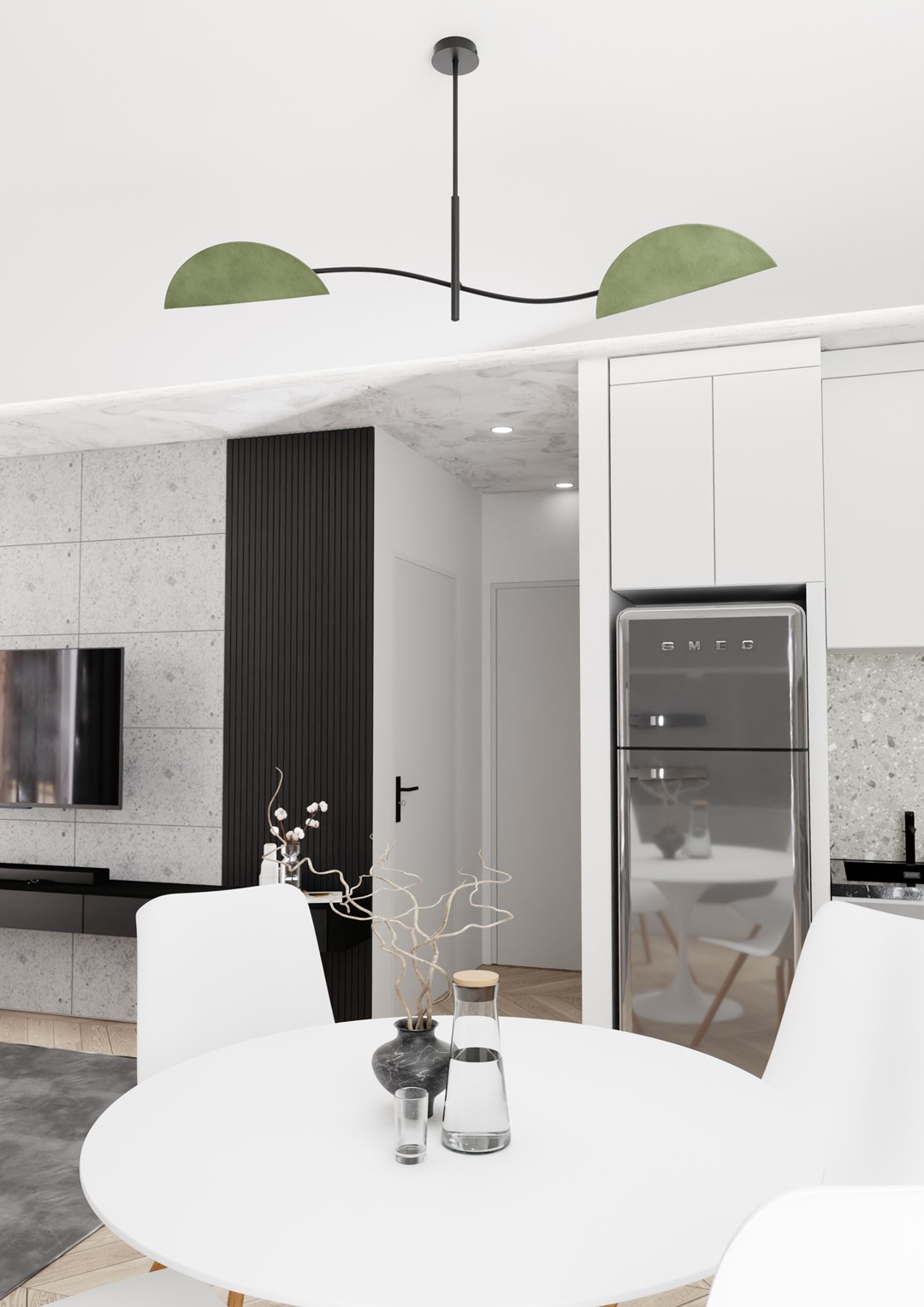 Plafondlamp Keirnak Zwart - Afbeelding 3