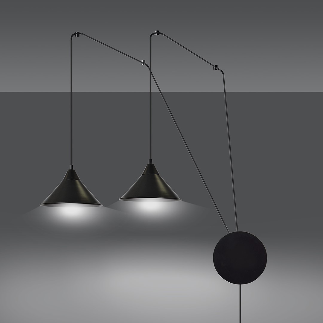 Hanglamp Zaustino Zwart - Afbeelding 3
