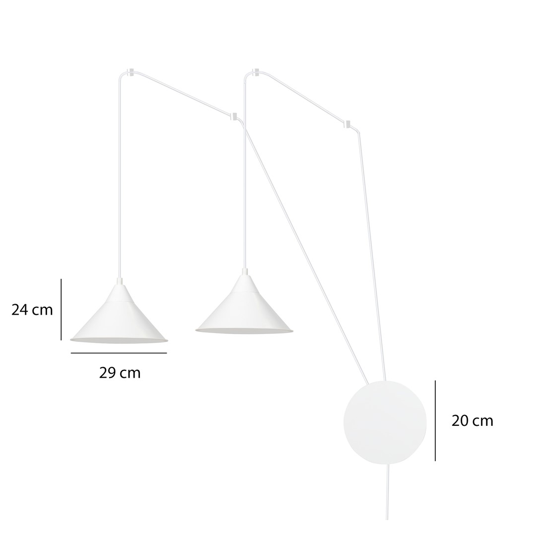 Hanglamp Keensund Wit - Afbeelding 3