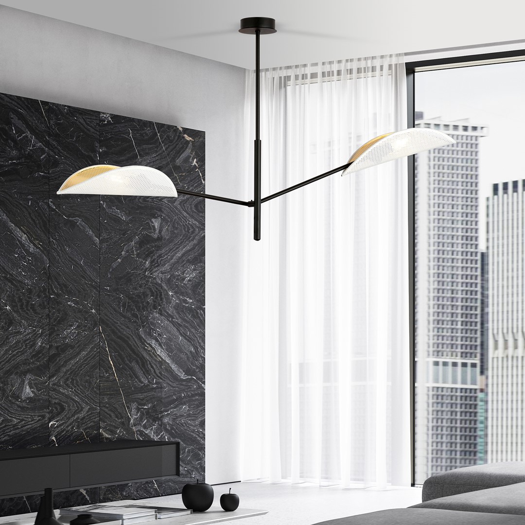 Plafondlamp Caamor Zwart Ø12 cm - Afbeelding 4