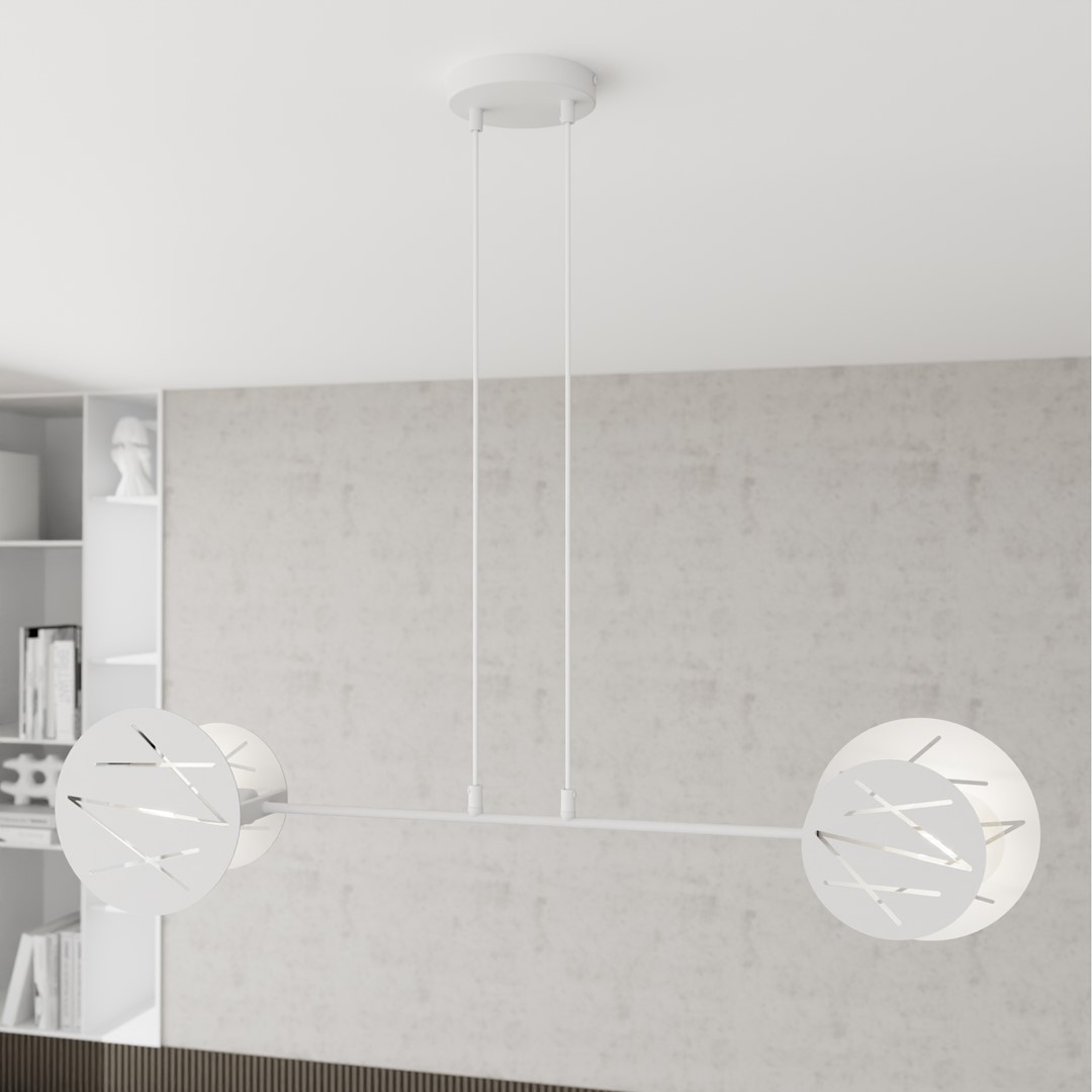 Hanglamp Valy Wit Ø20 cm - Afbeelding 4