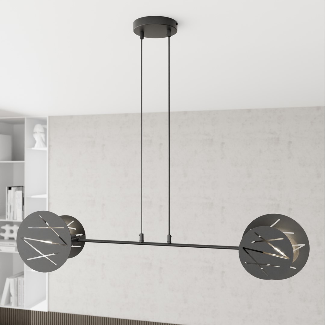 Hanglamp Skaalol Zwart Ø20 cm - Afbeelding 4