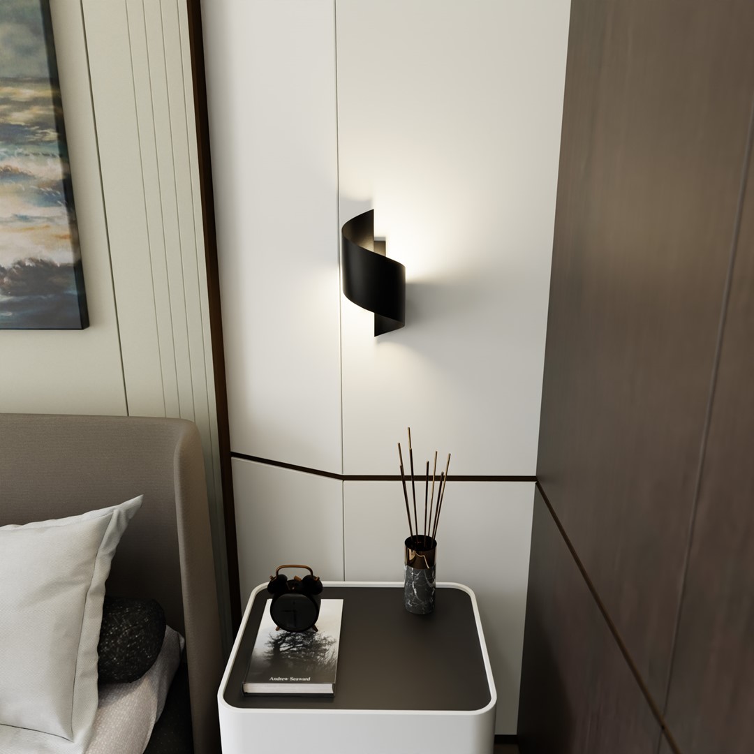 Wandlamp Sleerdum Zwart - Afbeelding 4