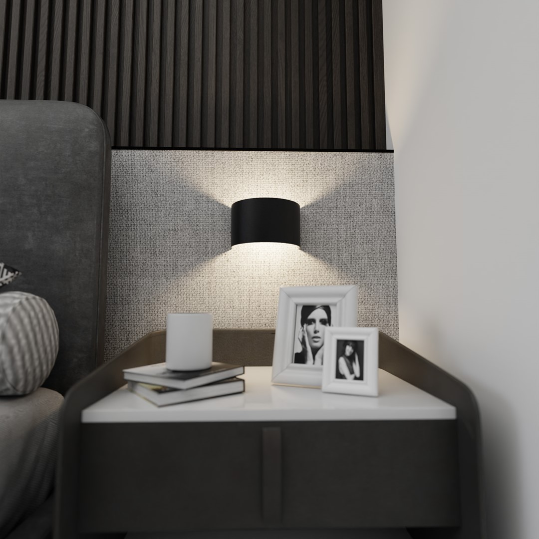 Wandlamp Meinnaro Zwart - Afbeelding 4