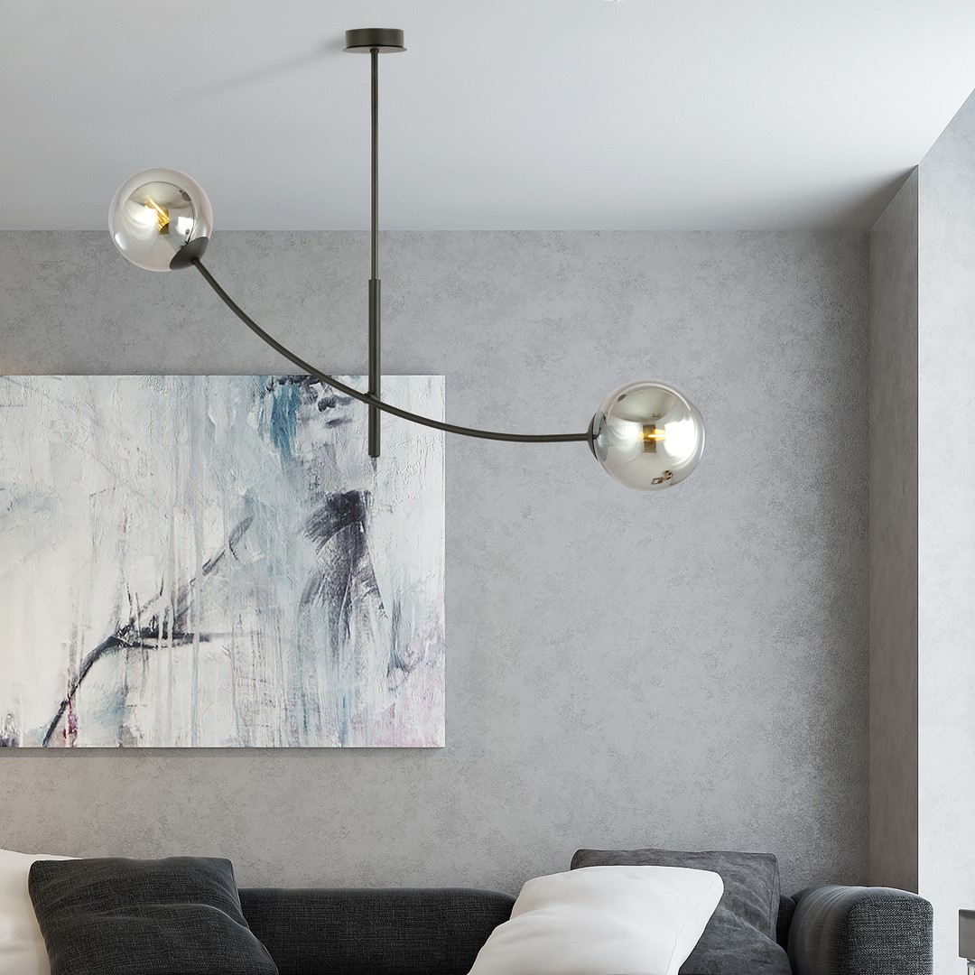 Plafondlamp Pautand Zwart Ø14 cm - Afbeelding 4