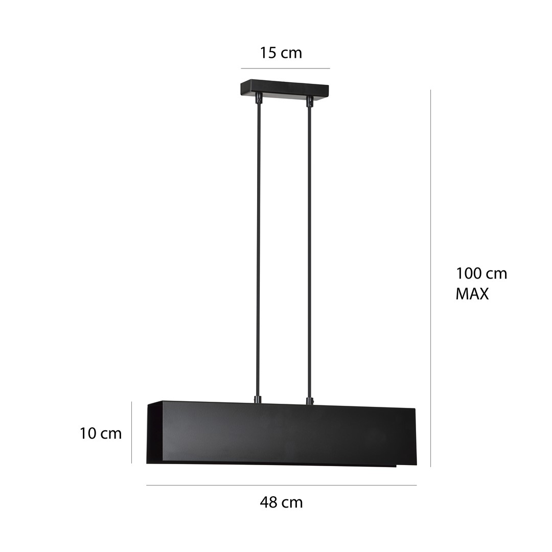 Hanglamp Prarnund Zwart - Afbeelding 4