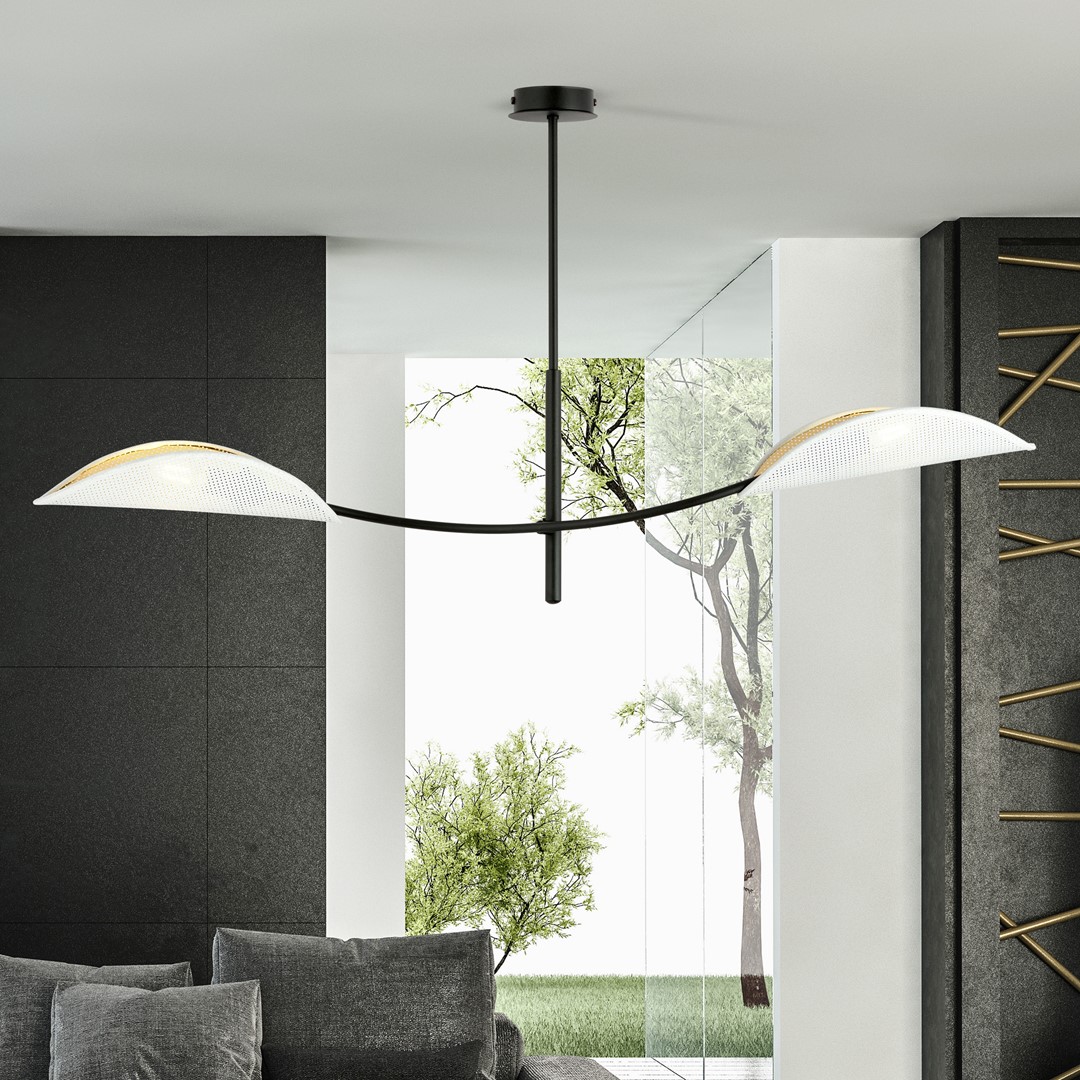 Plafondlamp Jubane Zwart Ø12 cm - Afbeelding 4