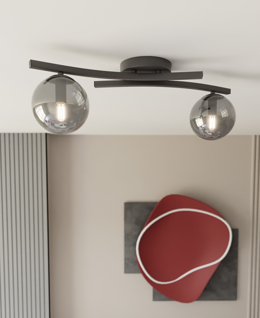 Plafondlamp Kooldand Zwart Ø15 cm - Afbeelding 4