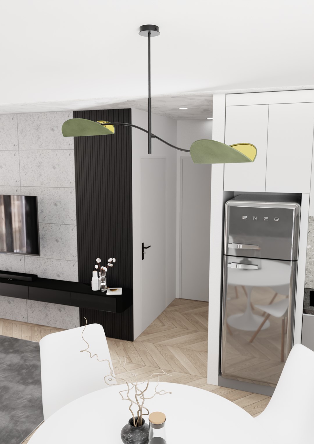 Plafondlamp Keirnak Zwart - Afbeelding 4