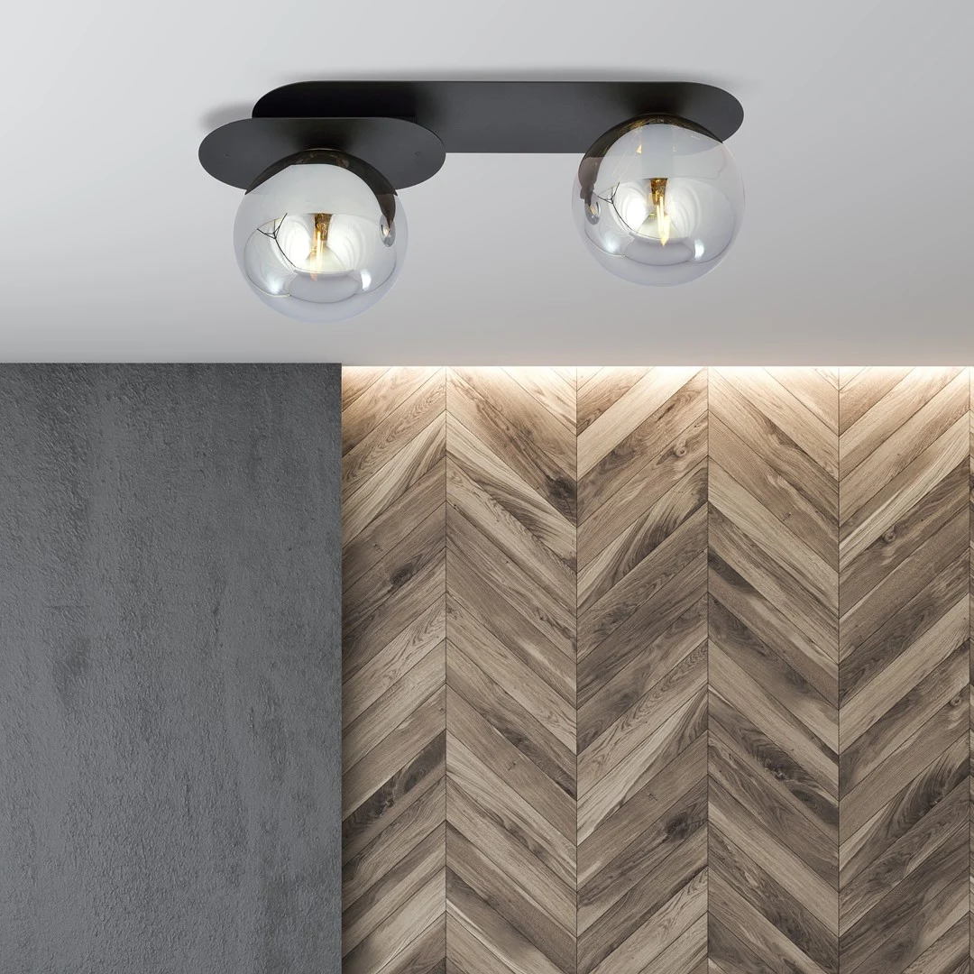 Plafondlamp Lollello Zwart Ø14 cm - Afbeelding 4