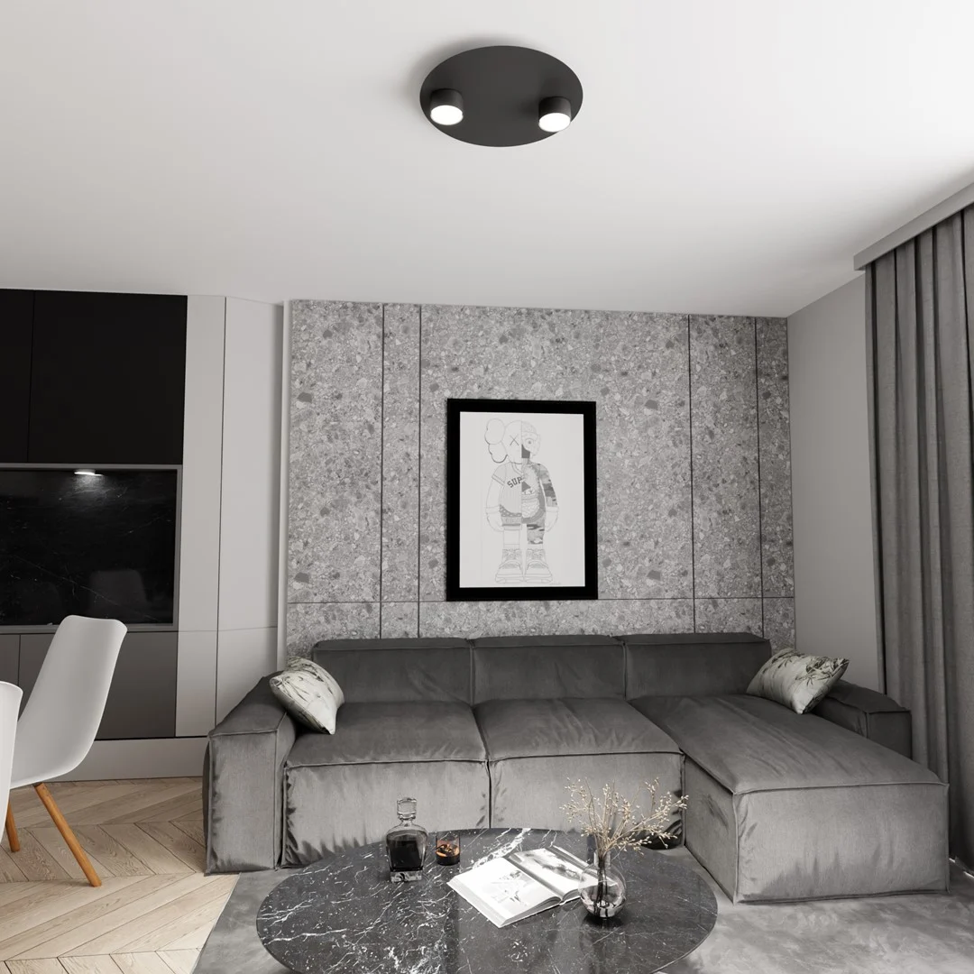 Plafondlamp Groorria Zwart - Afbeelding 4