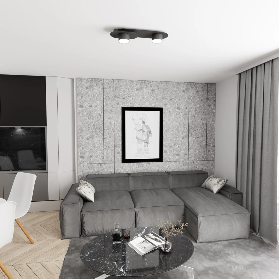 Plafondlamp Trookik Zwart - Afbeelding 4
