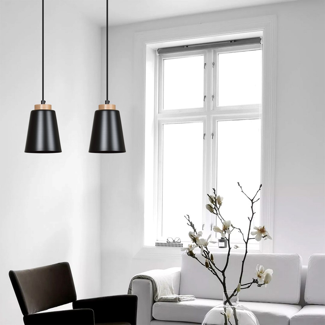 Hanglamp Stiensio Zwart - Afbeelding 5