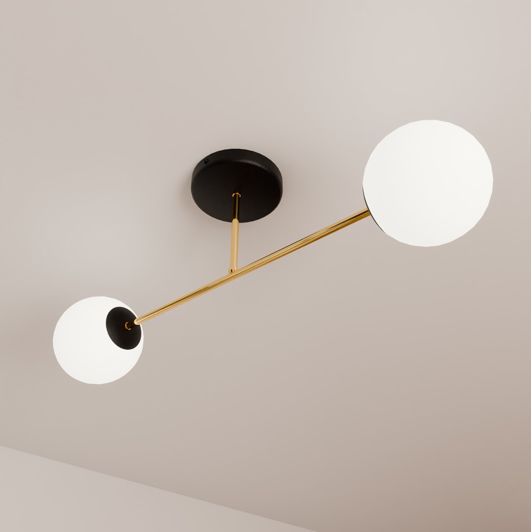 Plafondlamp Dooke Zwart Ø14 cm - Afbeelding 5