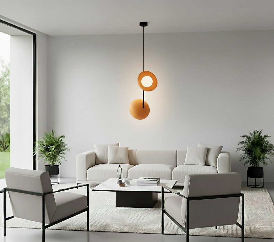 Hanglamp Brirmund Oranje Ø10 cm - Afbeelding 5
