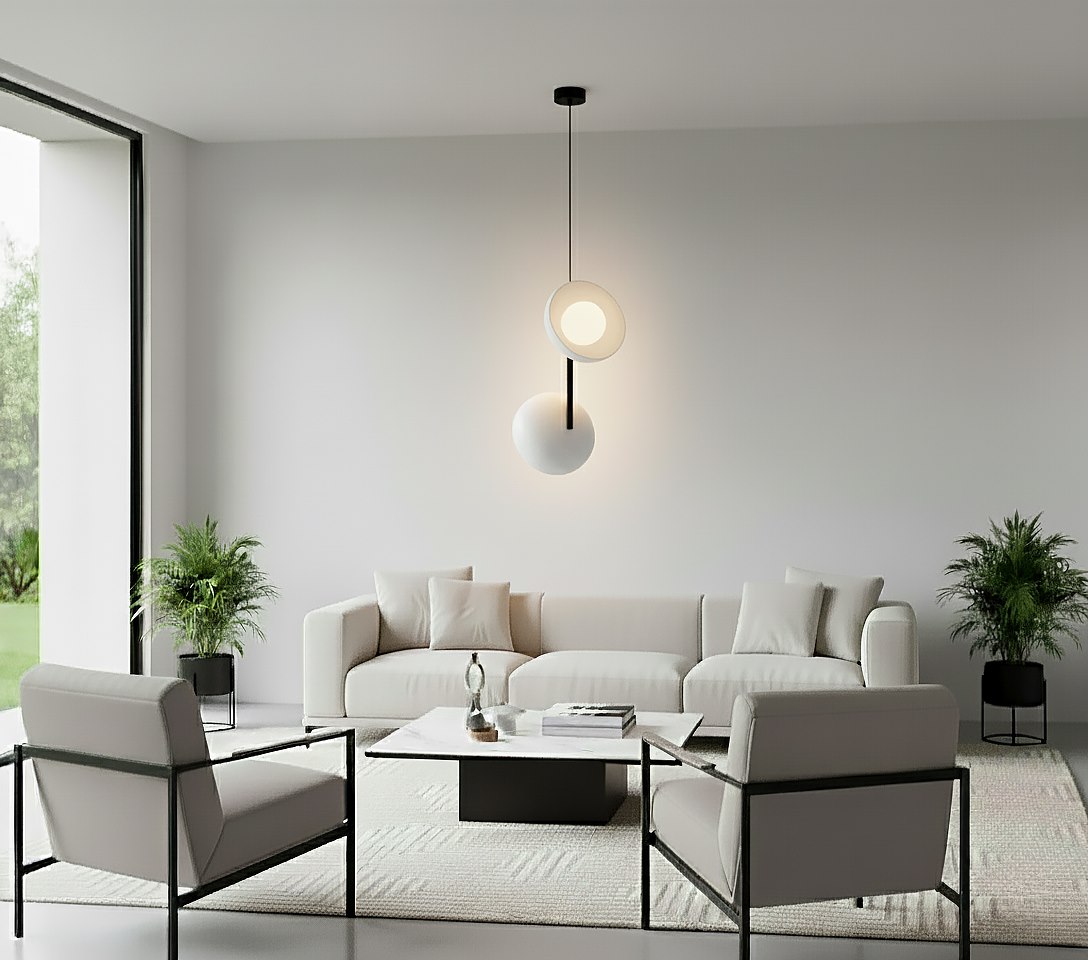 Hanglamp Proskella Grijs Ø10 cm - Afbeelding 5