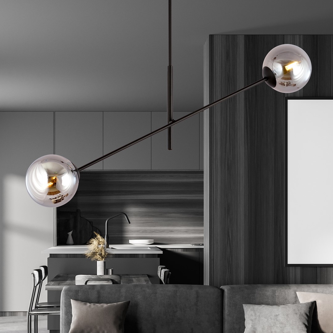 Hanglamp Groonten Zwart Ø14 cm - Afbeelding 5