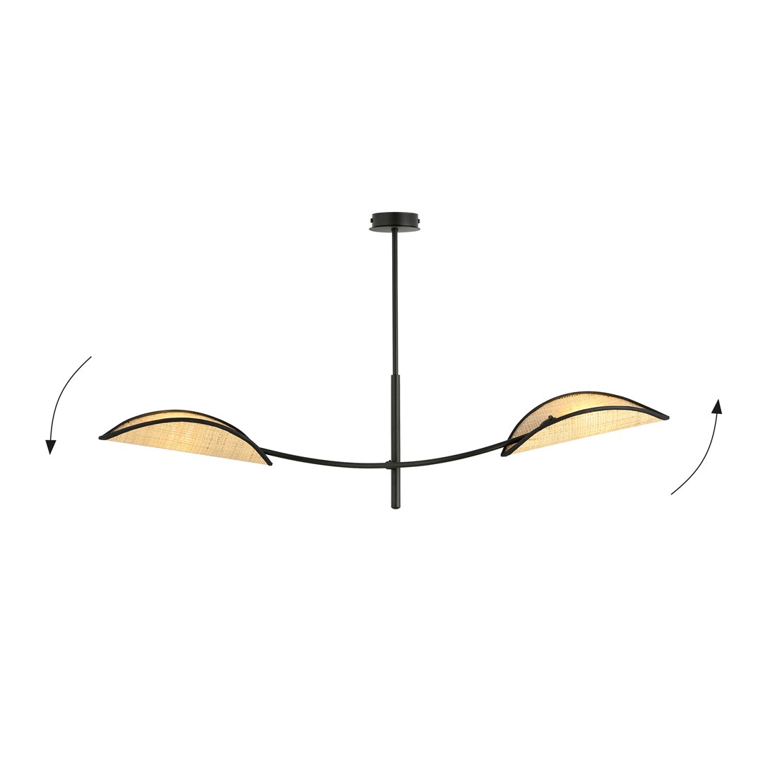 Plafondlamp Seilesta Zwart Ø12 cm - Afbeelding 5