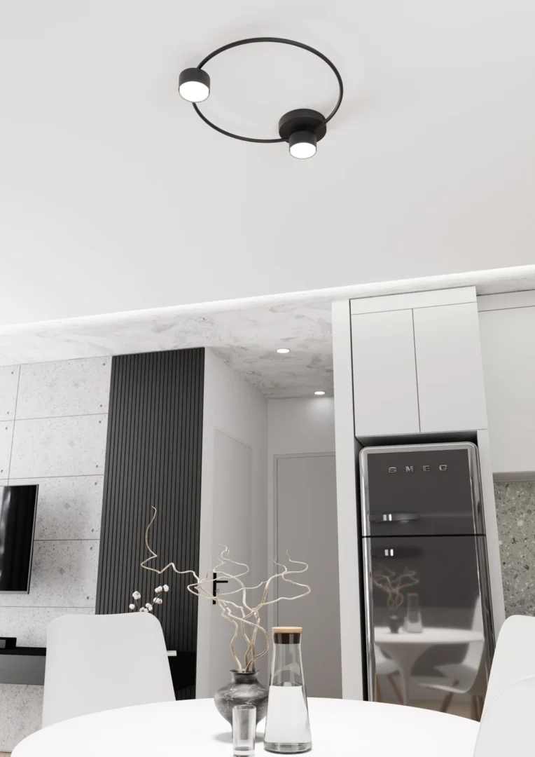 Plafondlamp Brieldand Zwart - Afbeelding 5