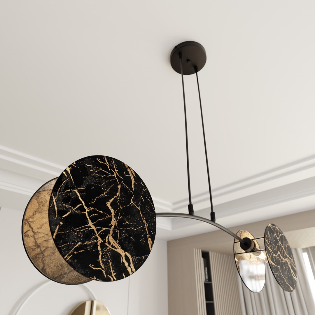 Hanglamp Braunak Zwart Ø20 cm - Afbeelding 5