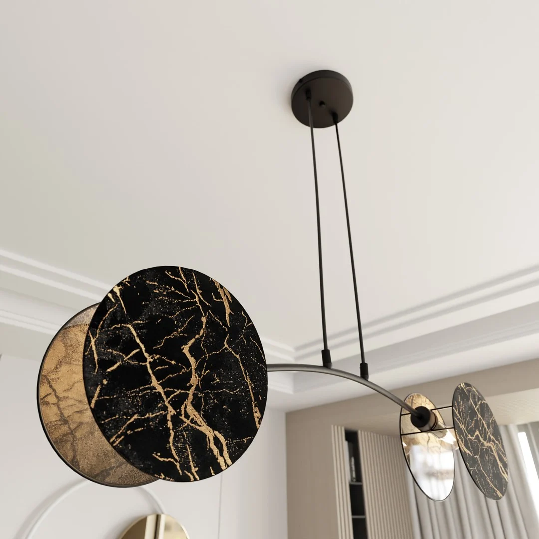 Hanglamp Braunak Zwart Ø20 cm - Afbeelding 5