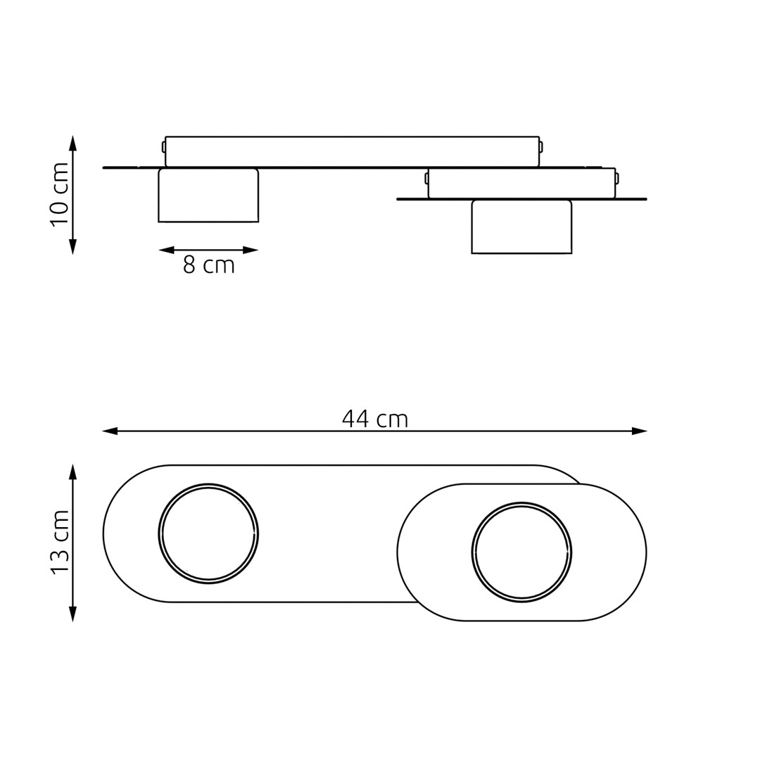 Plafondlamp Trookik Zwart - Afbeelding 5
