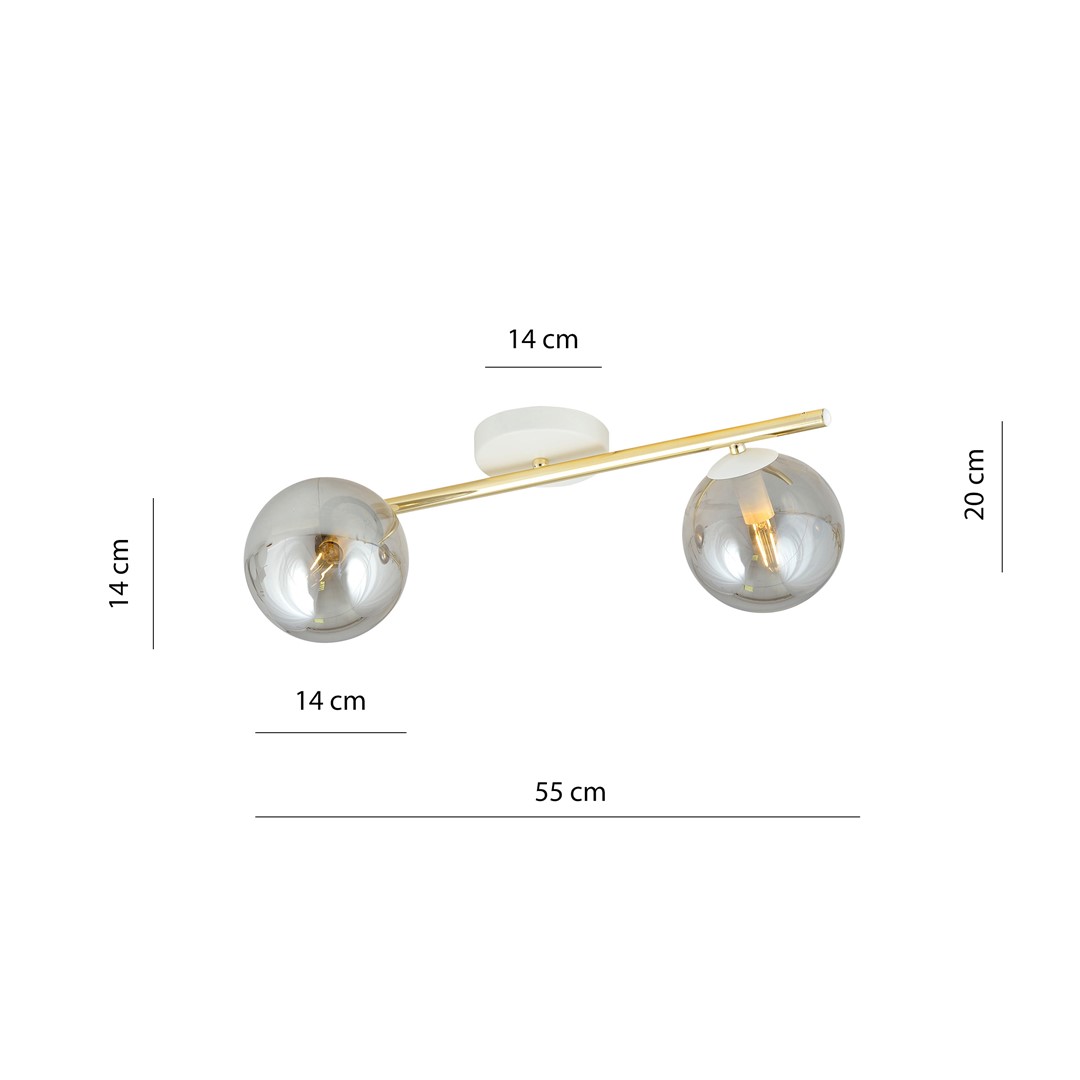 Plafondlamp Gruldor Wit Ø14 cm - Afbeelding 5