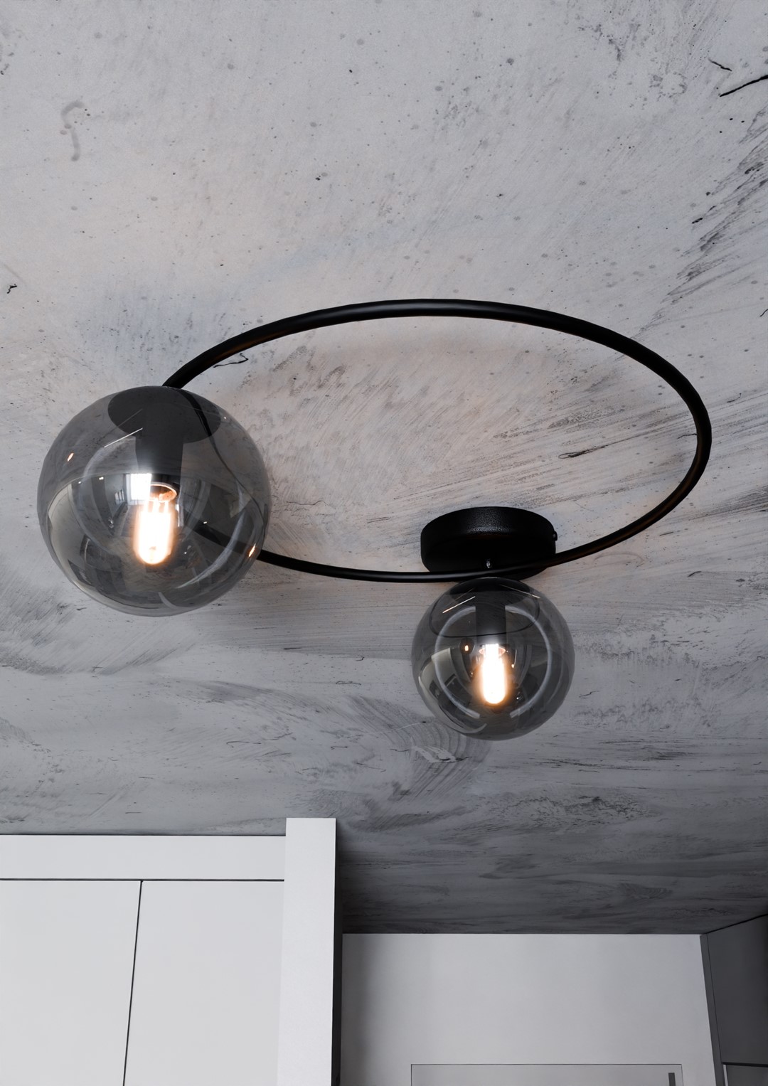 Plafondlamp Laame Zwart Ø14 cm - Afbeelding 6