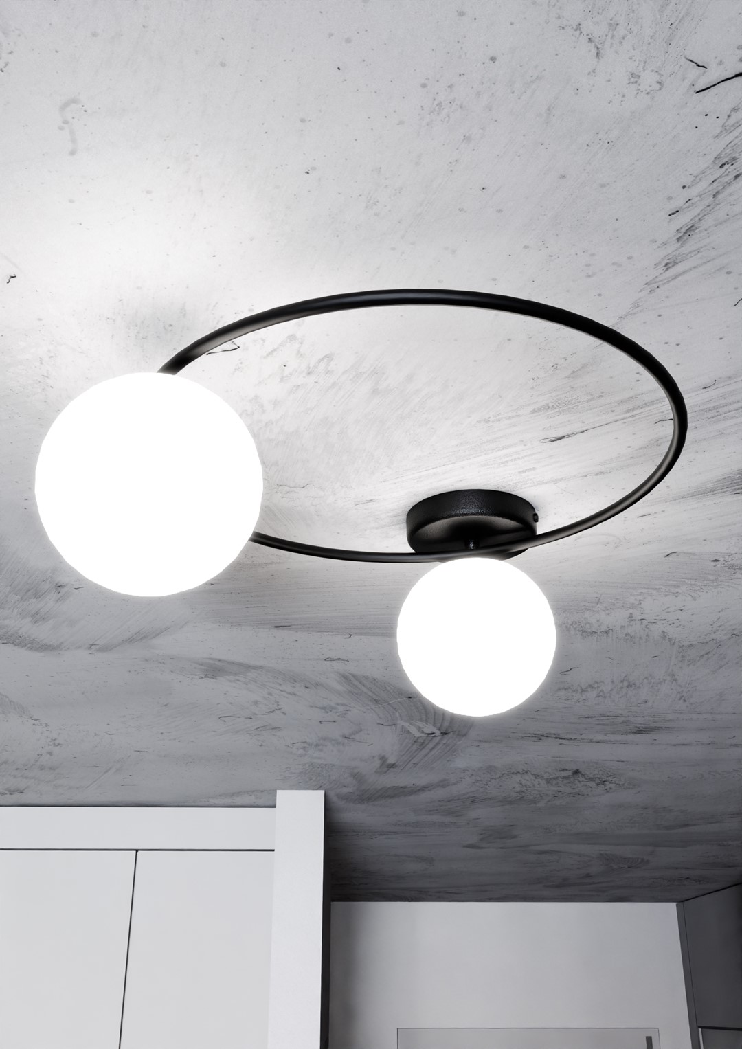 Plafondlamp Breirello Zwart Ø14 cm - Afbeelding 6