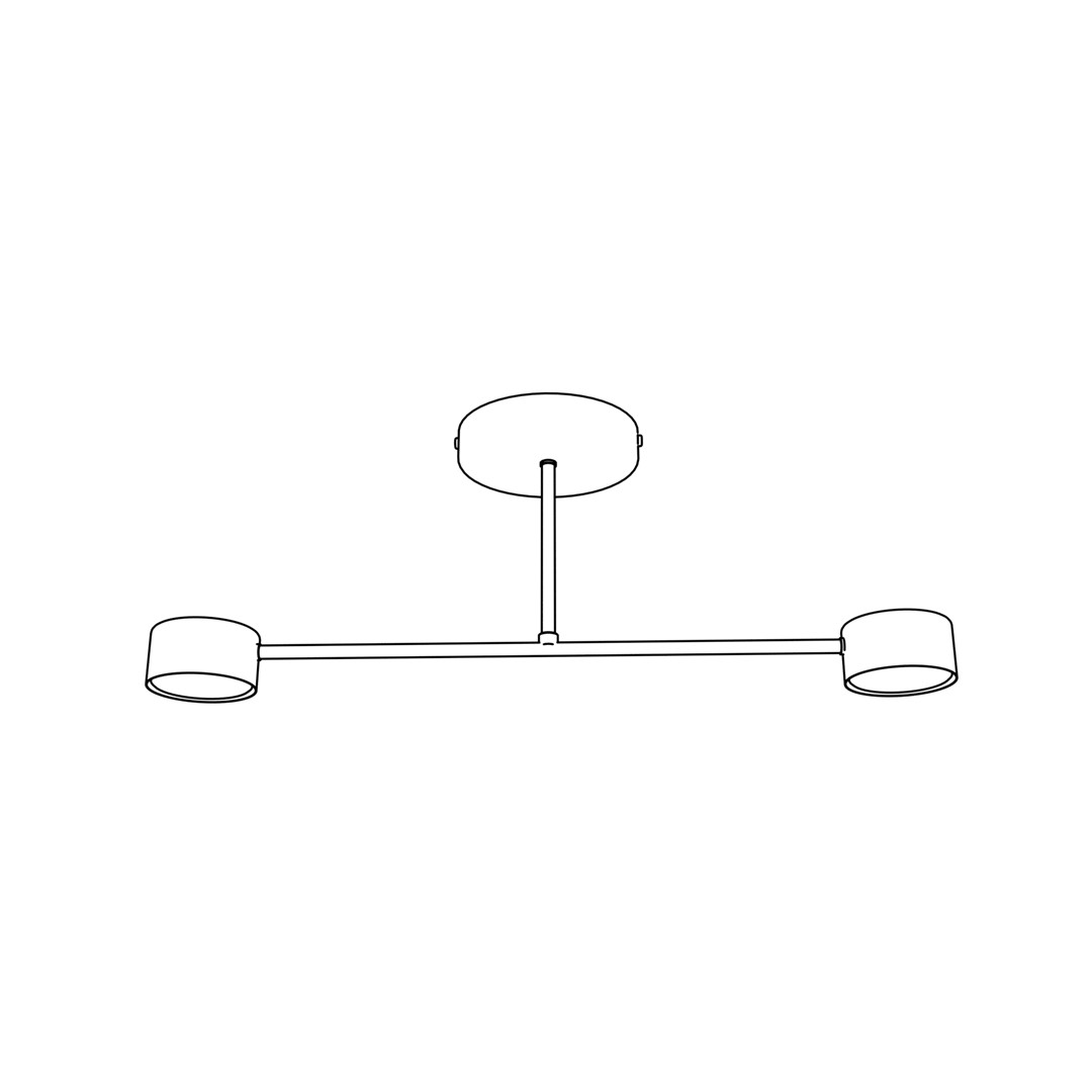 Plafondlamp Klardy Zwart - Afbeelding 6