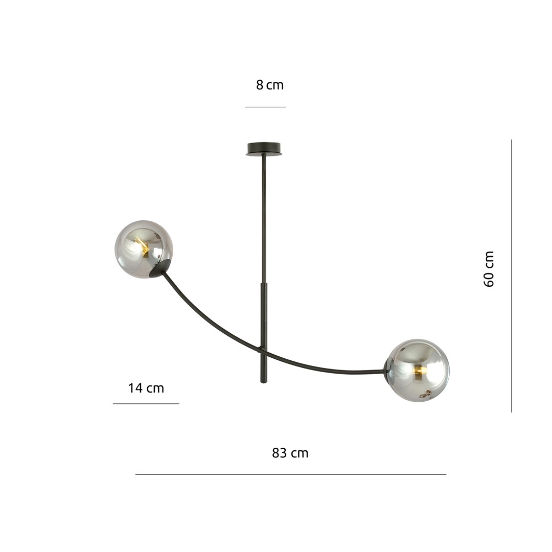 Plafondlamp Pautand Zwart Ø14 cm - Afbeelding 6