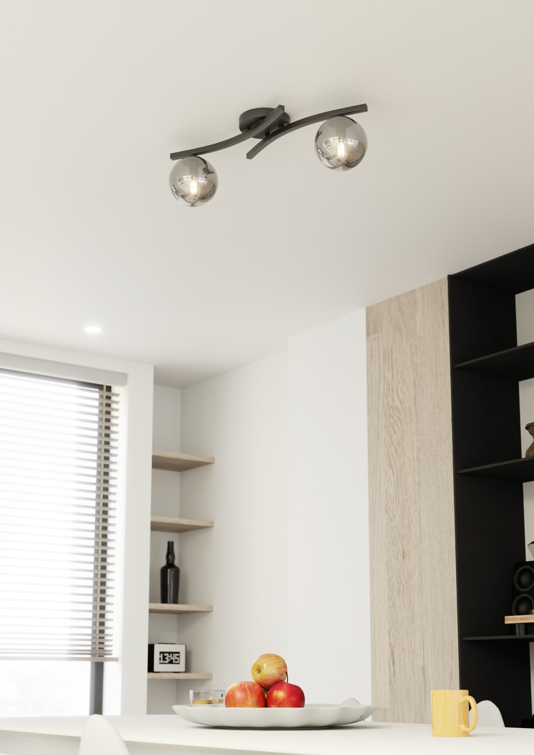Plafondlamp Kooldand Zwart Ø15 cm - Afbeelding 6