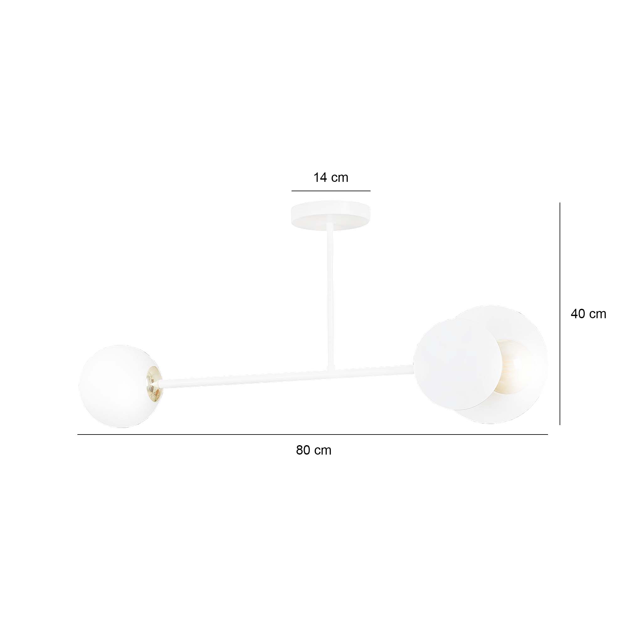 Plafondlamp Deissero Wit Ø15 cm - Afbeelding 6