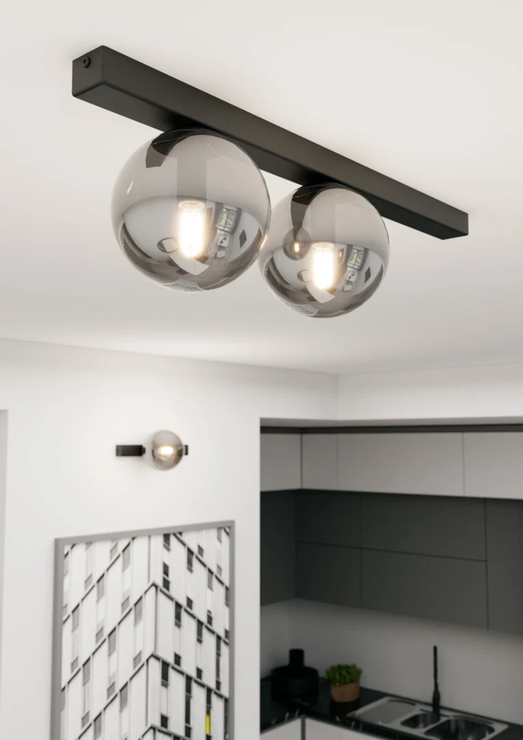 Plafondlamp Ceevol Zwart Ø14 cm - Afbeelding 6