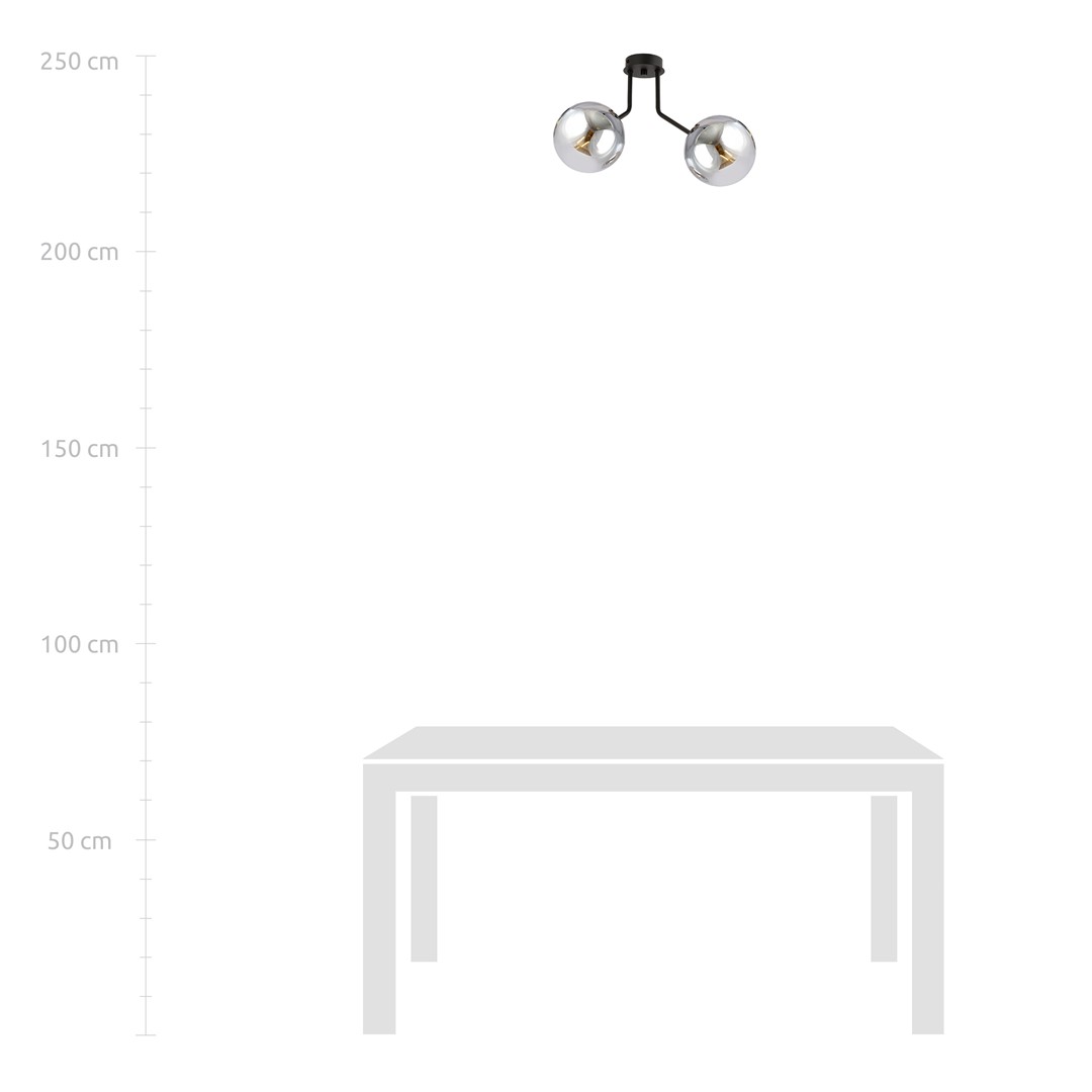Plafondlamp Feirmura Zwart Ø14 cm - Afbeelding 6