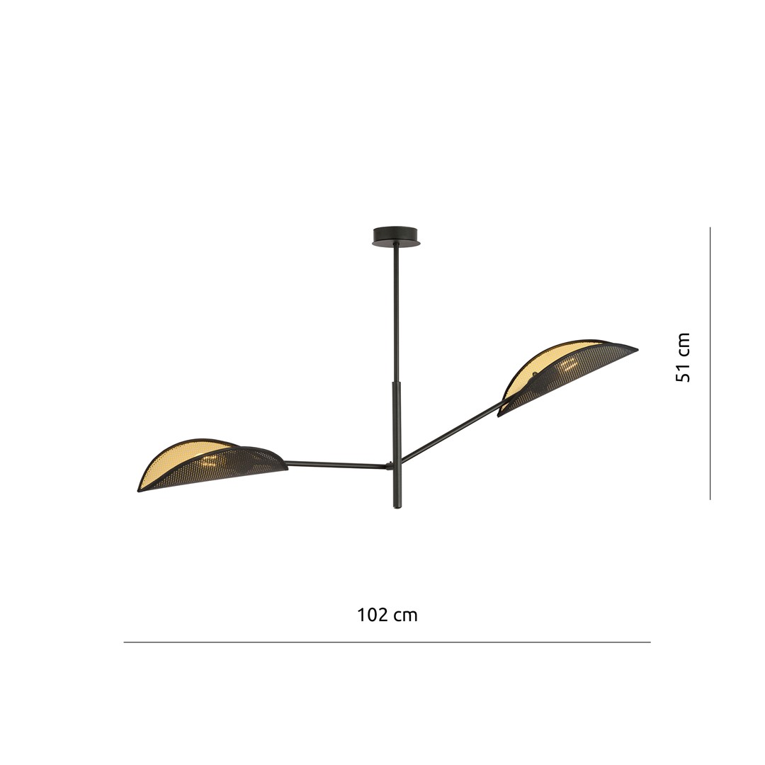 Plafondlamp Floormund Zwart Ø12 cm - Afbeelding 6