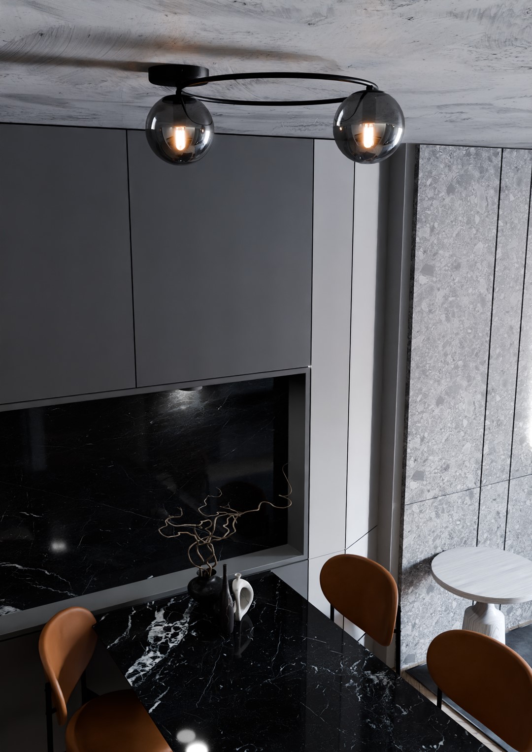 Plafondlamp Laame Zwart Ø14 cm - Afbeelding 7