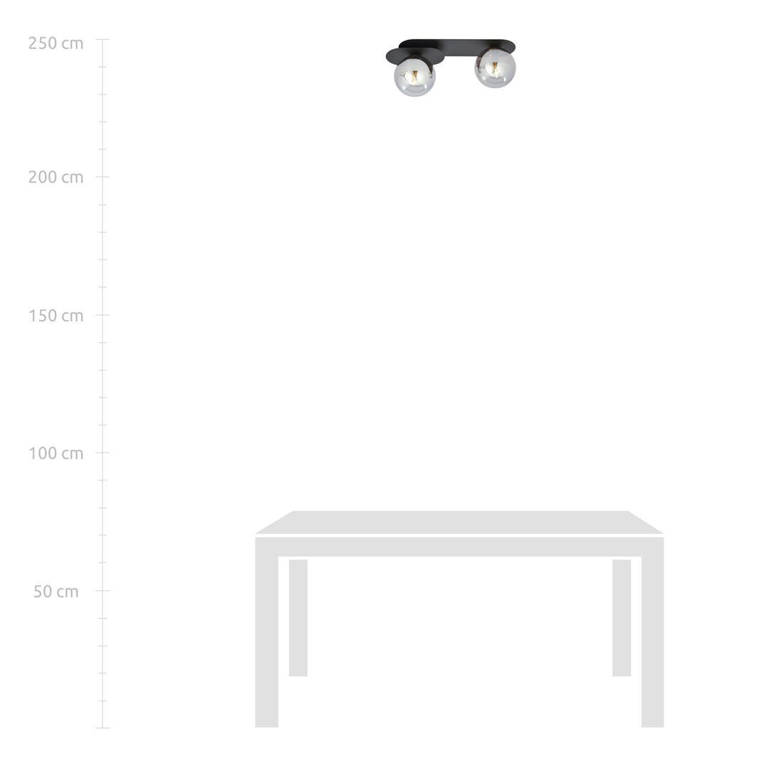 Plafondlamp Lollello Zwart Ø14 cm - Afbeelding 7