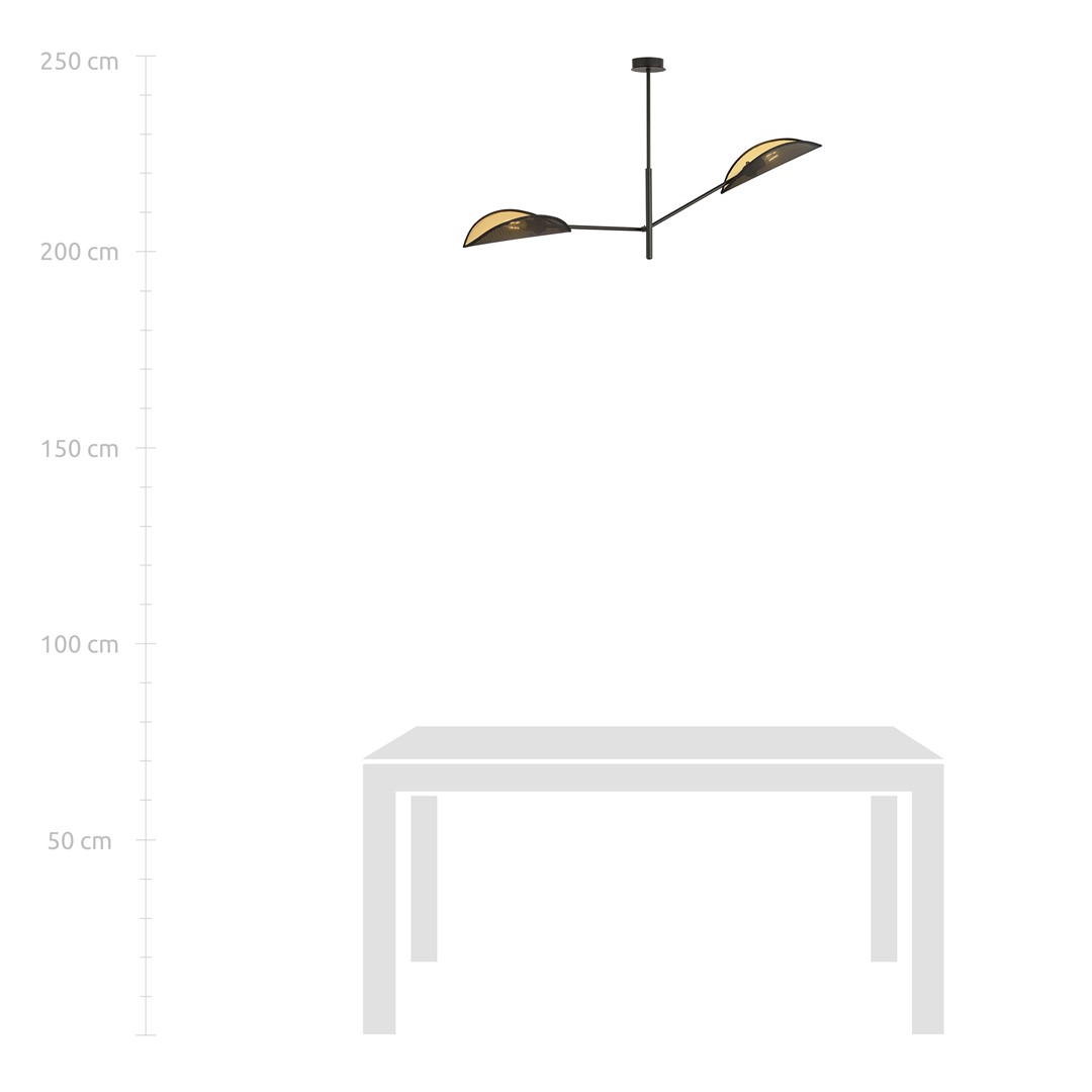 Plafondlamp Floormund Zwart Ø12 cm - Afbeelding 7