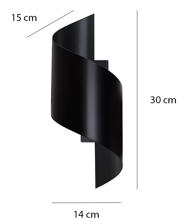 Wandlamp Sleerdum Zwart - Afbeelding 8